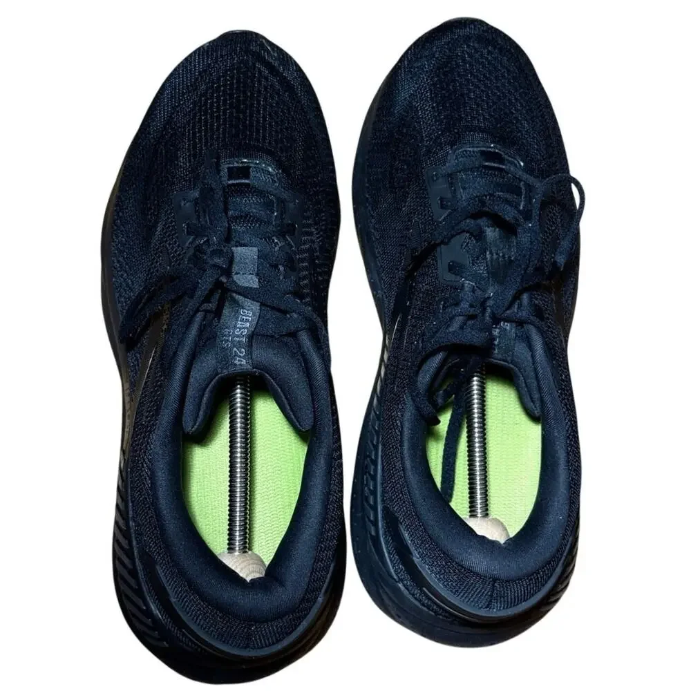 Brooks Beast GTS 24 Triple Black Mens 11.5 4E Extra Wide No Insoles 110425